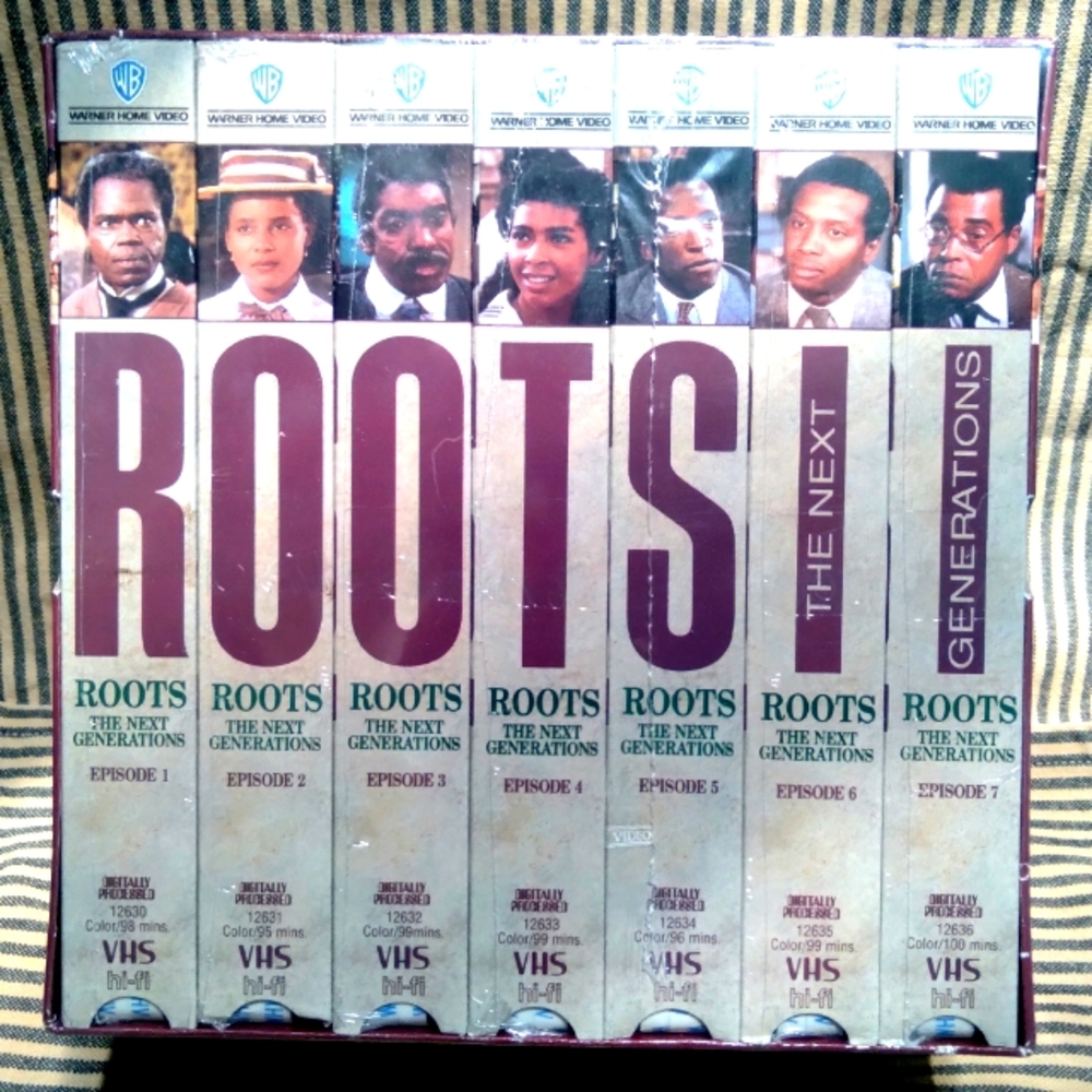ROOTS: The Next Generation VHS Boxed Set (7 tapes).